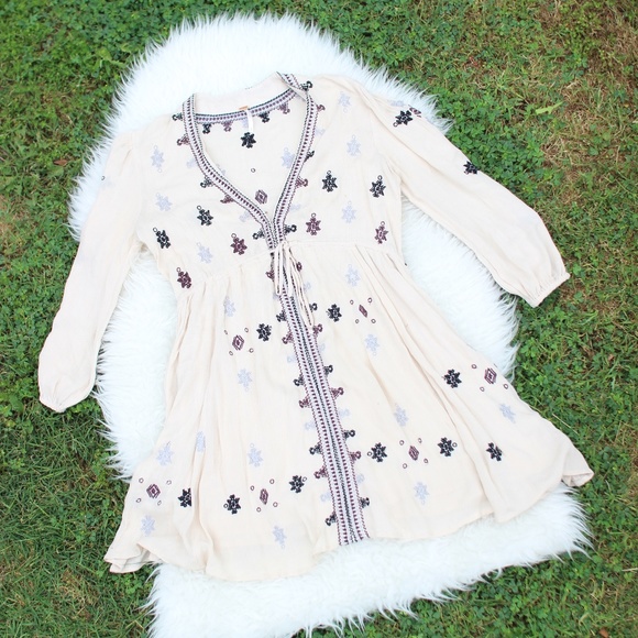 Free People Dresses & Skirts - Free People Nordic Boho Tunic Dress XS
